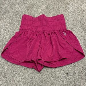FP Movement by Free People pink High-Waisted Shorts